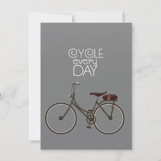 Invitación Cicla todos los días.