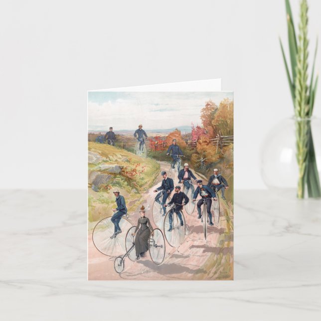 Invitación Ciclismo, 1887 (Anverso)