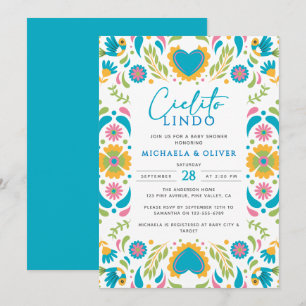 Invitación Cielito Lindo Baldosa Mexicana Talavera Fiesta de 