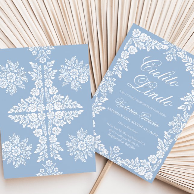 Invitación Cielito Lindo bebé, ducha (Subido por el creador)