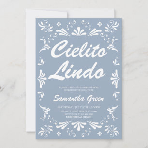 Invitación Cielito Lindo Boy Baby Shower