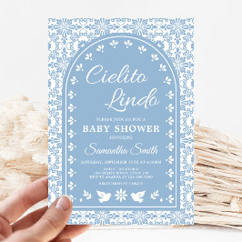 Invitación Cielito Lindo Papel Picado Baby Shower