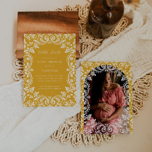 Invitación Cielito Lindo Papel Picado Talavera Mexicana 