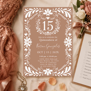Invitación Cielito Lindo Quinceañera