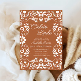 Invitación Cielito Lindo Talavera Baby Shower mexicano