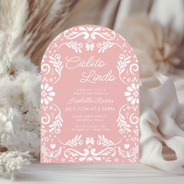Invitación Cielito Lindo Talavera Chica mexicana Baby Shower