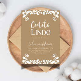 Invitación Cielito Lindo Talavera Fiesta mexicana Baby Shower