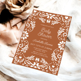 Invitación Cielito Lindo Talavera Mexican Baby Shower Invitat