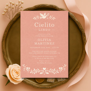 Invitación Cielito Lindo Talavera Terracota Baby Shower