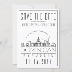 Invitación Cielo de Boda en República Dominicana - Salva la F
