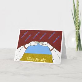 Invitación Cielo de paz "amarillo y azul" de Ucrania