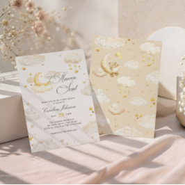 Invitación Cielo Envía Sueño Cielo Baby Shower