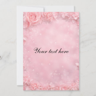 Invitación Cielo rosa con nubes