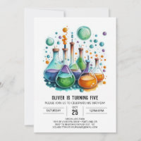 Científico experto en química infantil Cumpleaños