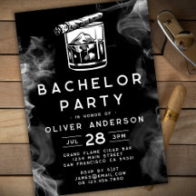 Cigarros modernos de bachiller Party y Whiskey Bla