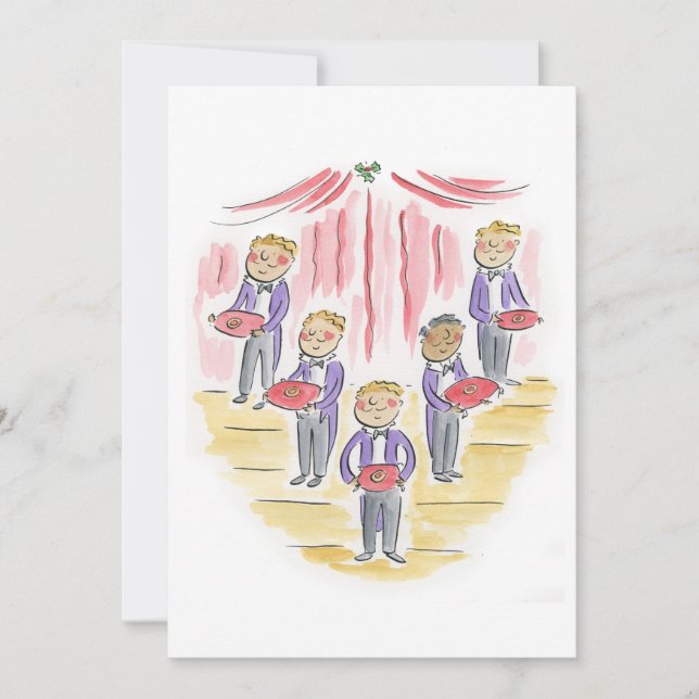 Invitación Cinco anillos de oro (Anverso)