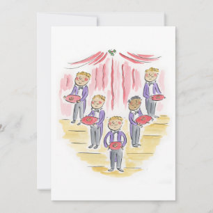 Invitación Cinco anillos de oro