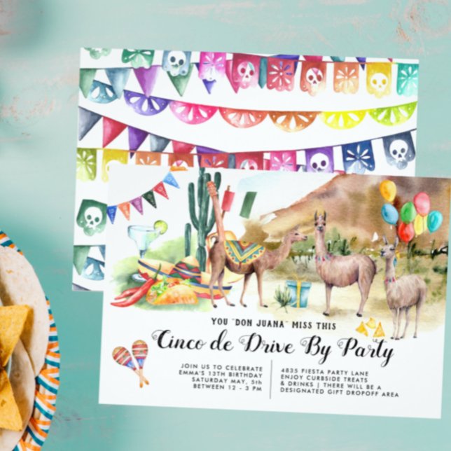 Invitación Cinco de Mayo | Social Distancing Drive By Party (Subido por el creador)