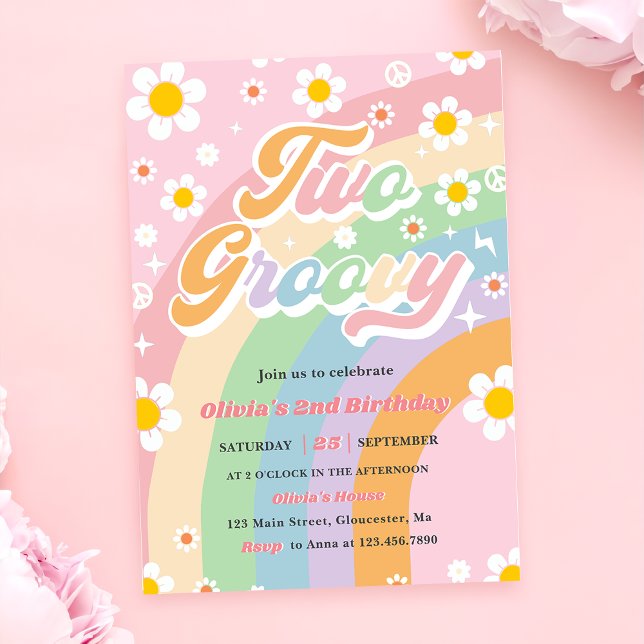 Invitación Cinco es un arcoiris violento cinco cumpleaños (Subido por el creador)