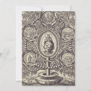 Invitación Cinco misterios gloriosos