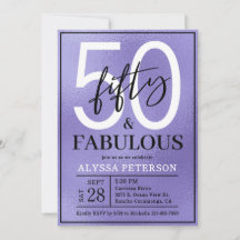 Cincuenta & Fabuloso Script Cumpleaños 50