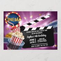 Cine Chica de cine Cumpleaños Cine