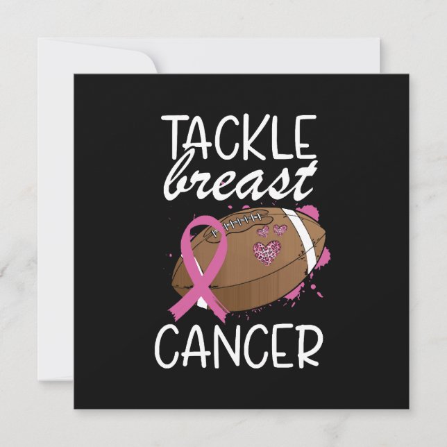 Invitación Cinta de Concientización sobre el Cáncer de Mama T (Anverso)