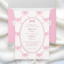 Cinta de lazo rosa boda