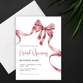 Invitación Cinta moderna de gran apertura empresarial