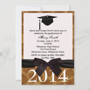 Invitación Cinta Negra Y Graduación De Grafa Invitada