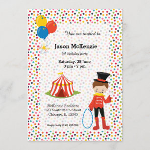 Invitación Circo
