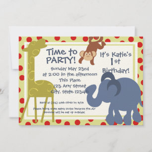 Invitación Circo de tiempo fiesta/ Foto