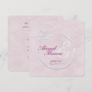 Invitación Círculo boda de amor