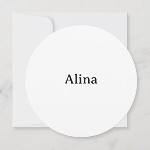Invitación Círculo de promoción de marca simple 5,25" x 5,25"