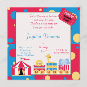 Invitación cirscopio, estamos haciendo volar globos ...