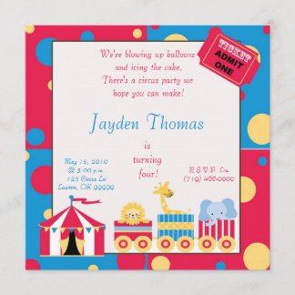 Invitación cirscopio, estamos haciendo volar globos ...