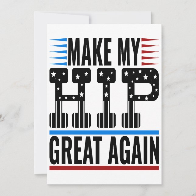 Invitación Cirugía de cadera (Anverso)