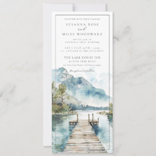 Invitación Cita de Boda de acuarela