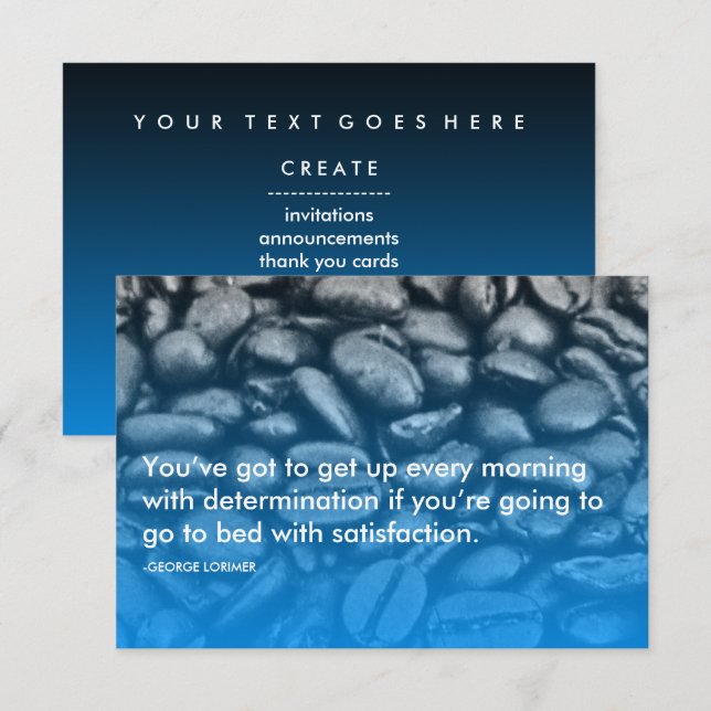 Invitación cita de determinación de lorimer (Anverso / Reverso)