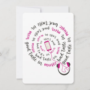 Invitación Cita de Girona Buen gusto en la música mal gusto e