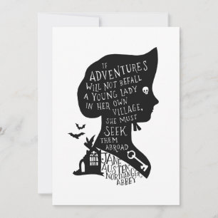 Invitación Cita de Northanger Abbey Buscar Aventuras