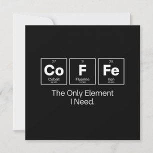 Invitación Cita de Química del Café – El Único Elemento que N