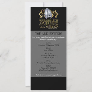Invitación Cita de Romeo y Julieta (versión Gold)