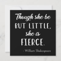 Cita de Shakespeare - Poco Pero Fierce II