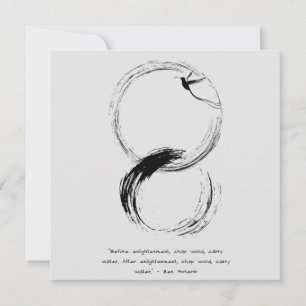 Invitación Cita Zen: Sabiduría y meditación