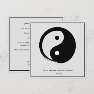 Invitación Cita Zen: Sabiduría y meditación