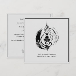 Invitación Cita Zen: Sabiduría y meditación