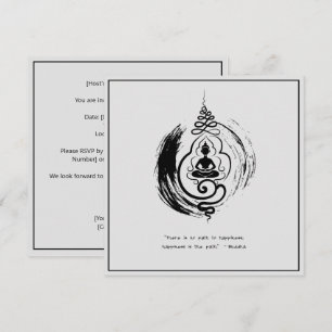 Invitación Cita Zen: Sabiduría y meditación