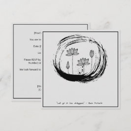 Invitación Cita Zen: Sabiduría y meditación