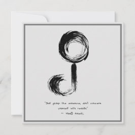 Invitación Cita Zen: Sabiduría y meditación